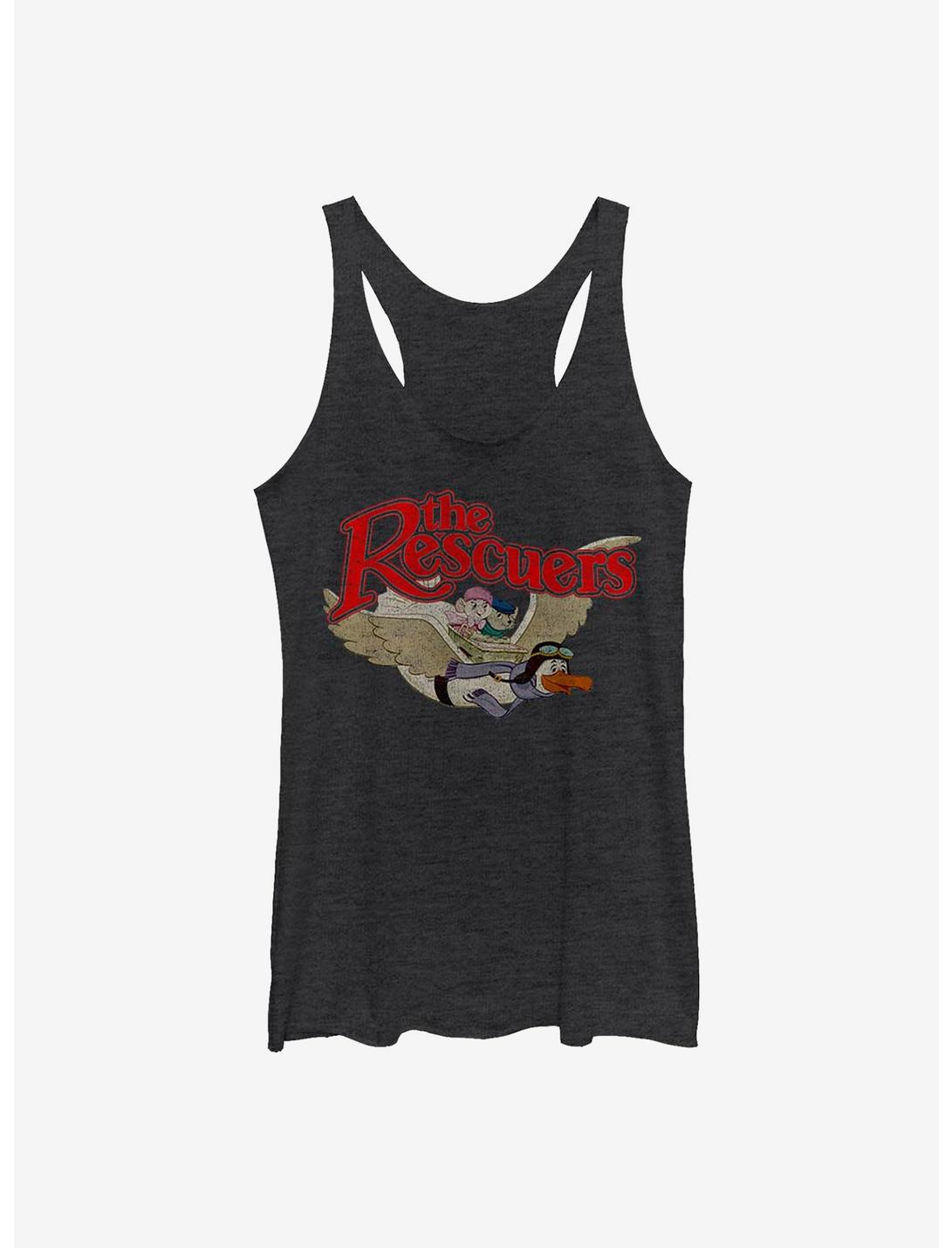 Disney The Rescuers Down Under The Rescue Girls Tank, BLK HTR, hi-res