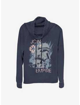 Star Wars Rogue One: A Star Wars Story Join The Empire Cowlneck Long-Sleeve Girls Top, , hi-res
