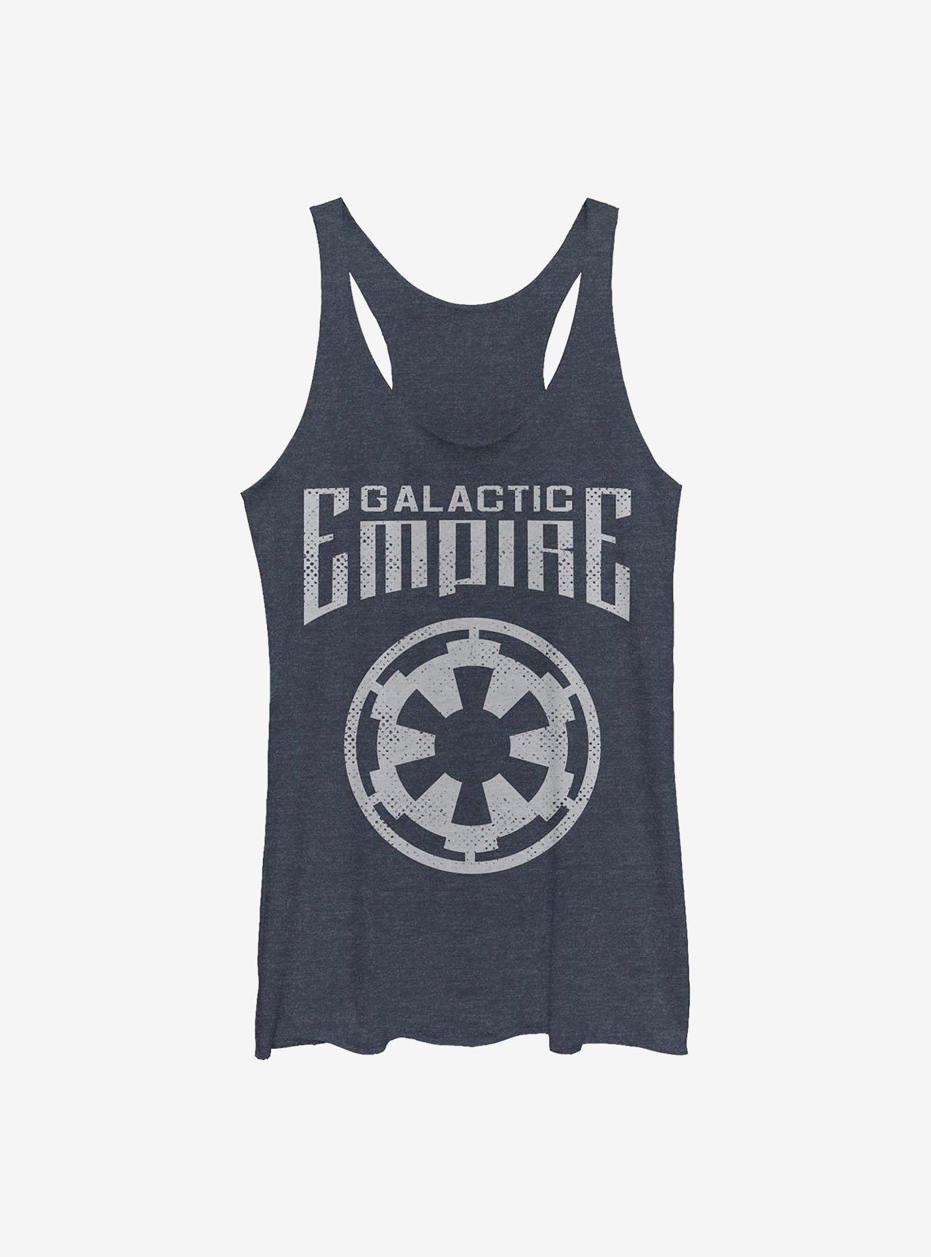 Star Wars Rogue One: A Star Wars Story Galatic Empire Girls Tank, NAVY HTR, hi-res