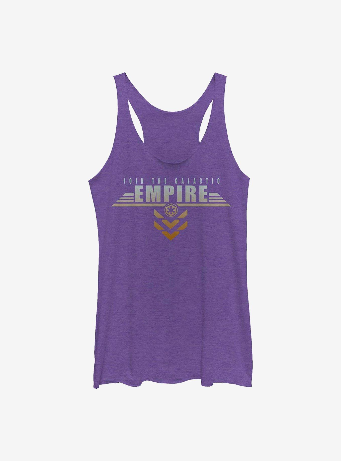 Star Wars Rogue One: A Star Wars Story Join The Galactic Empire Girls Tank, PUR HTR, hi-res