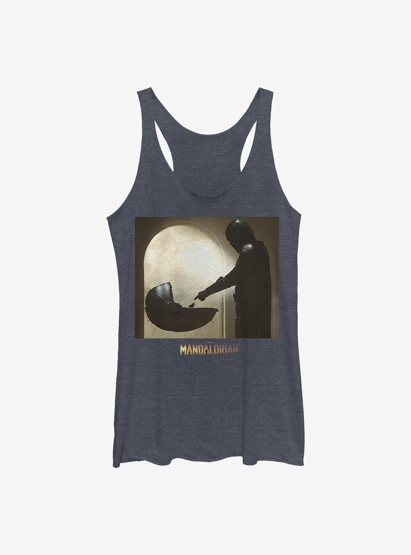 Star Wars The Mandalorian Boxed Scene Girls Tank, NAVY HTR, hi-res