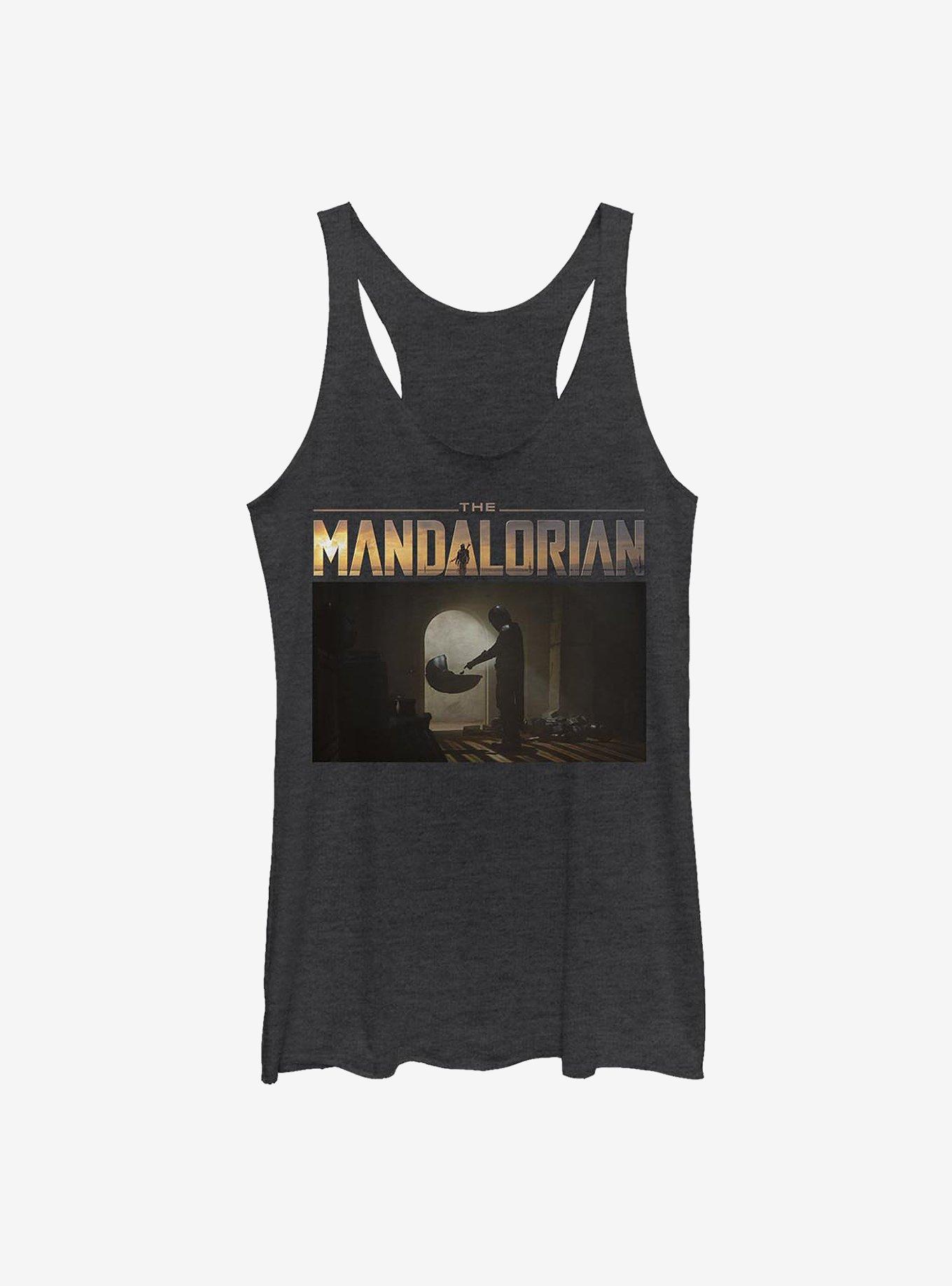 Star Wars The Mandalorian Logo Scene Girls Tank, , hi-res
