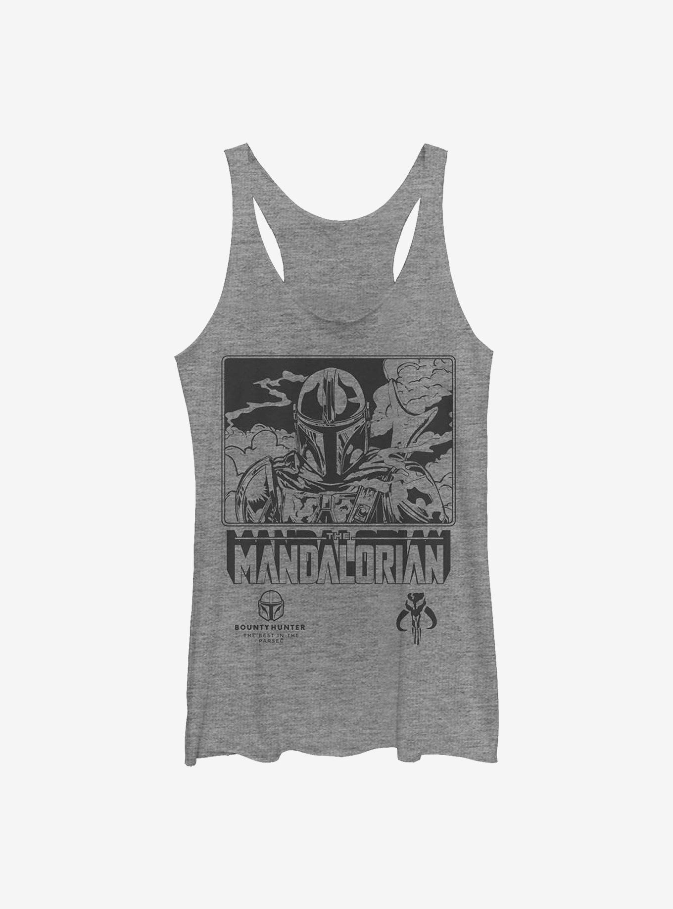 Star Wars The Mandalorian Stoic Bounty Hunter Girls Tank