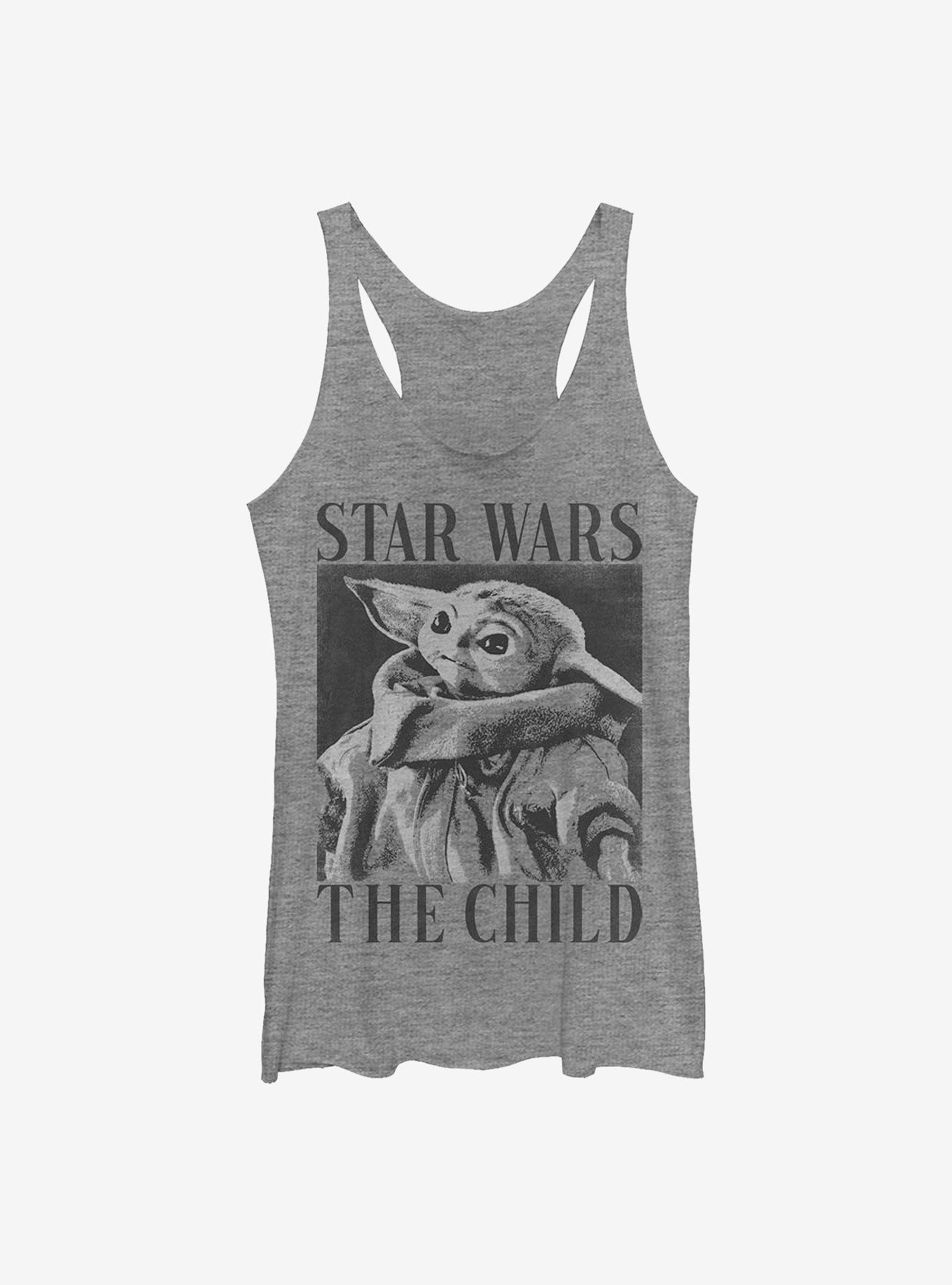 Star Wars The Mandalorian The Child Photo Girls Tank, GRAY HTR, hi-res