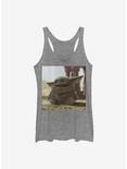 Star Wars The Mandalorian The Child Picture Girls Tank, GRAY HTR, hi-res