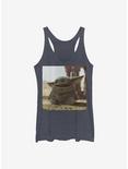 Star Wars The Mandalorian The Child Picture Girls Tank, NAVY HTR, hi-res