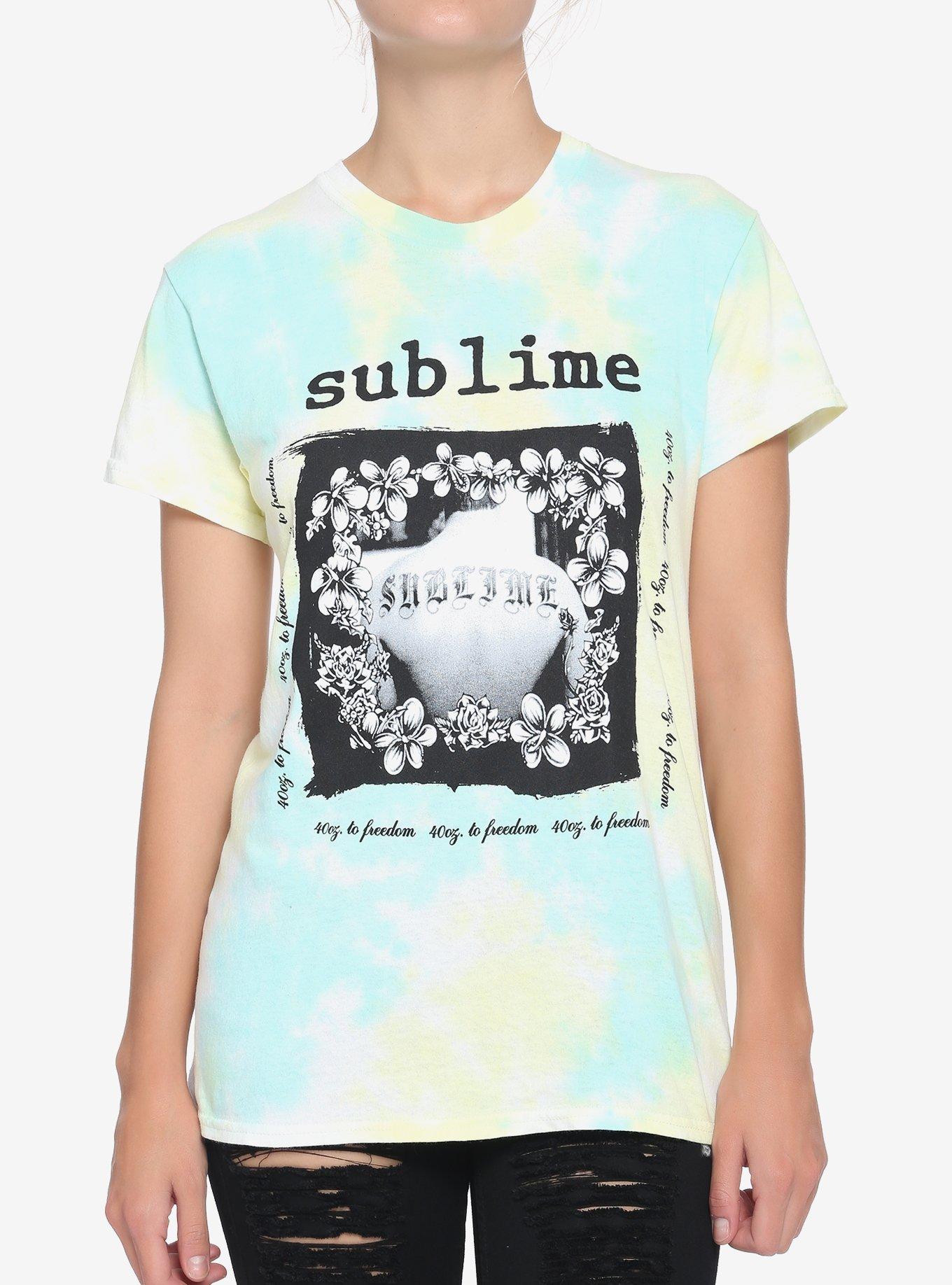 Sublime Logo Tie-Dye Girls T-Shirt, MULTI, hi-res