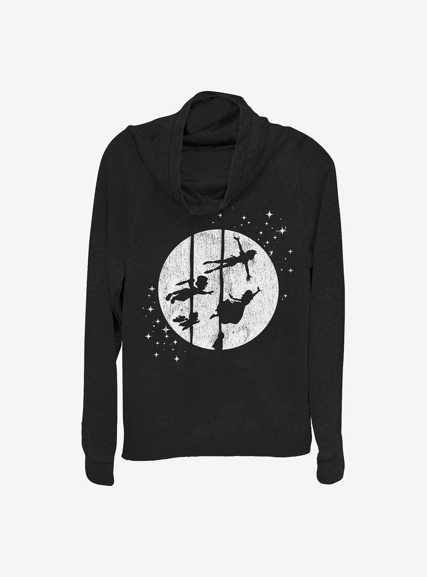 Disney Peter Pan Second Star To The Right Cowlneck Long-Sleeve Girls Top, , hi-res