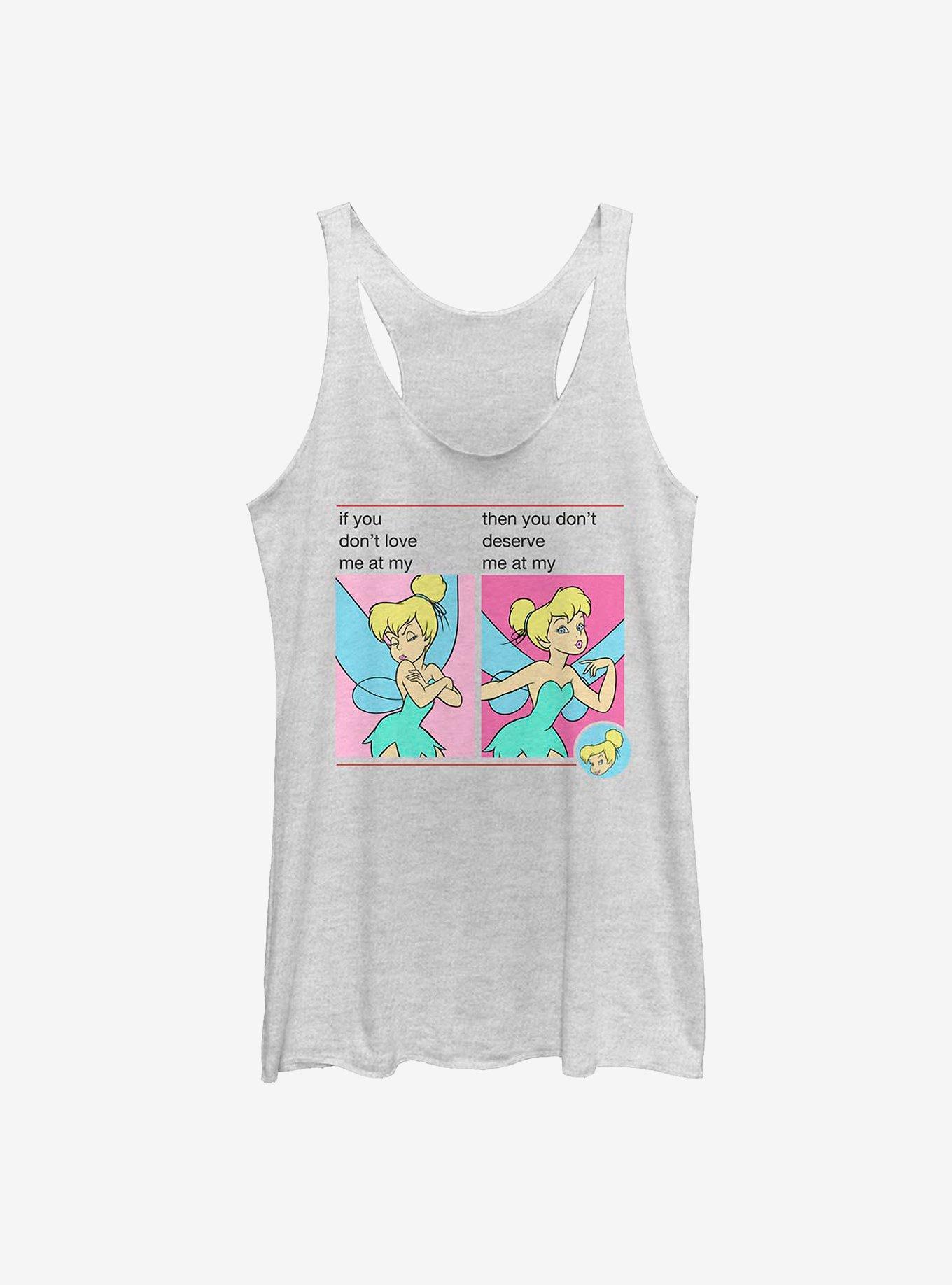 Disney Tinker Bell Tink Meme Girls Tank, WHITE HTR, hi-res