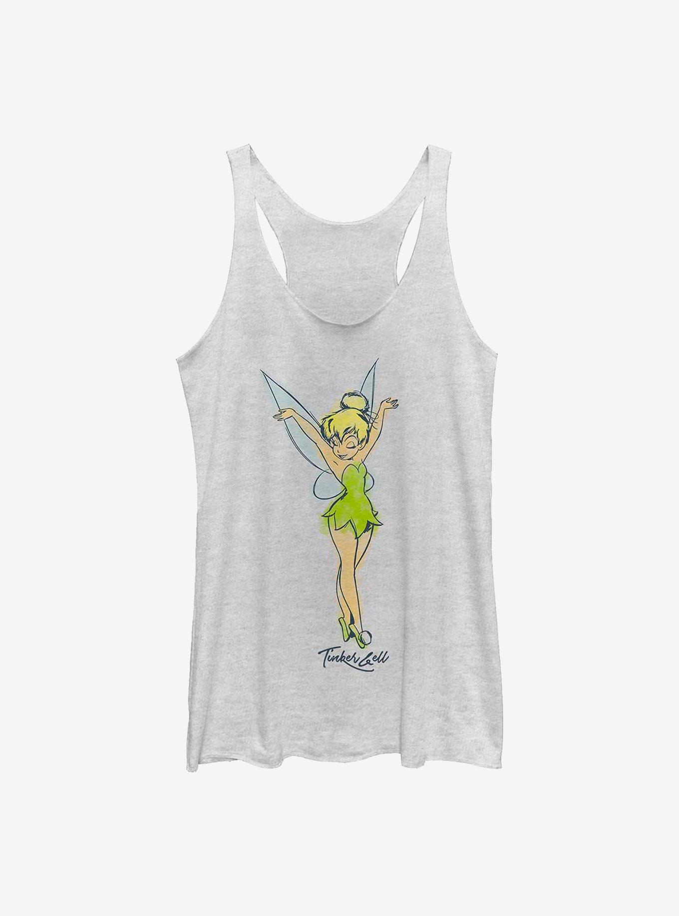 Disney Tinker Bell Tink Watercolor Girls Tank, , hi-res