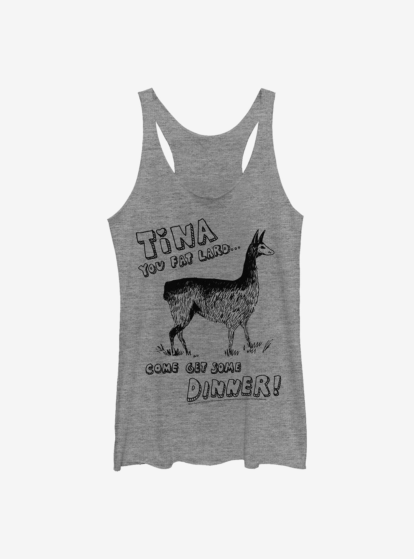 Napoleon Dynamite Tina Girls Tank, GRAY HTR, hi-res