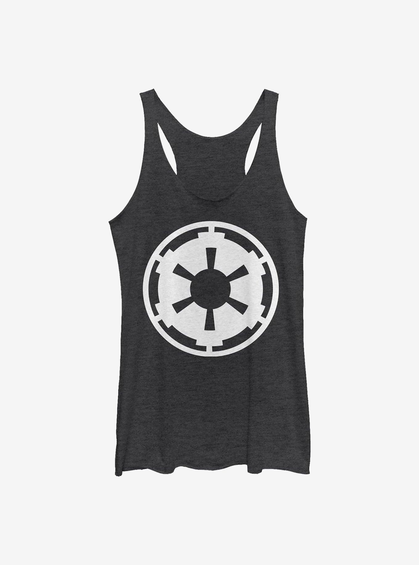 Star Wars Empire Emblem Girls Tank, BLK HTR, hi-res