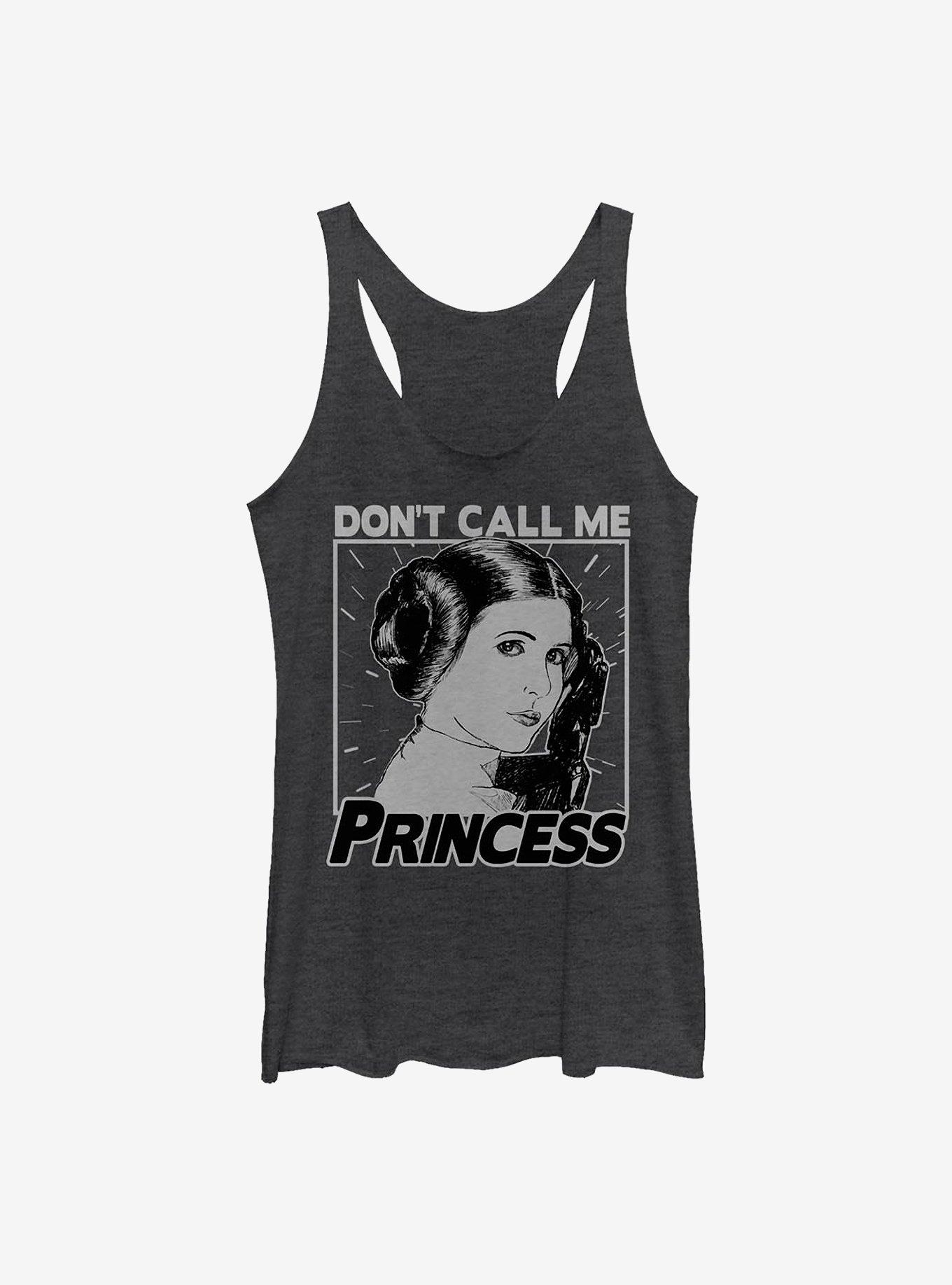 Star Wars Princess Leia Don't Call Me Princess Girls Tank, , hi-res
