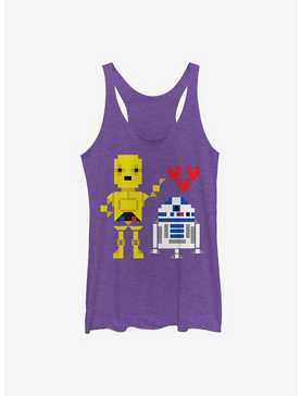 Star Wars R2 C-3PO Love Girls Tank, , hi-res
