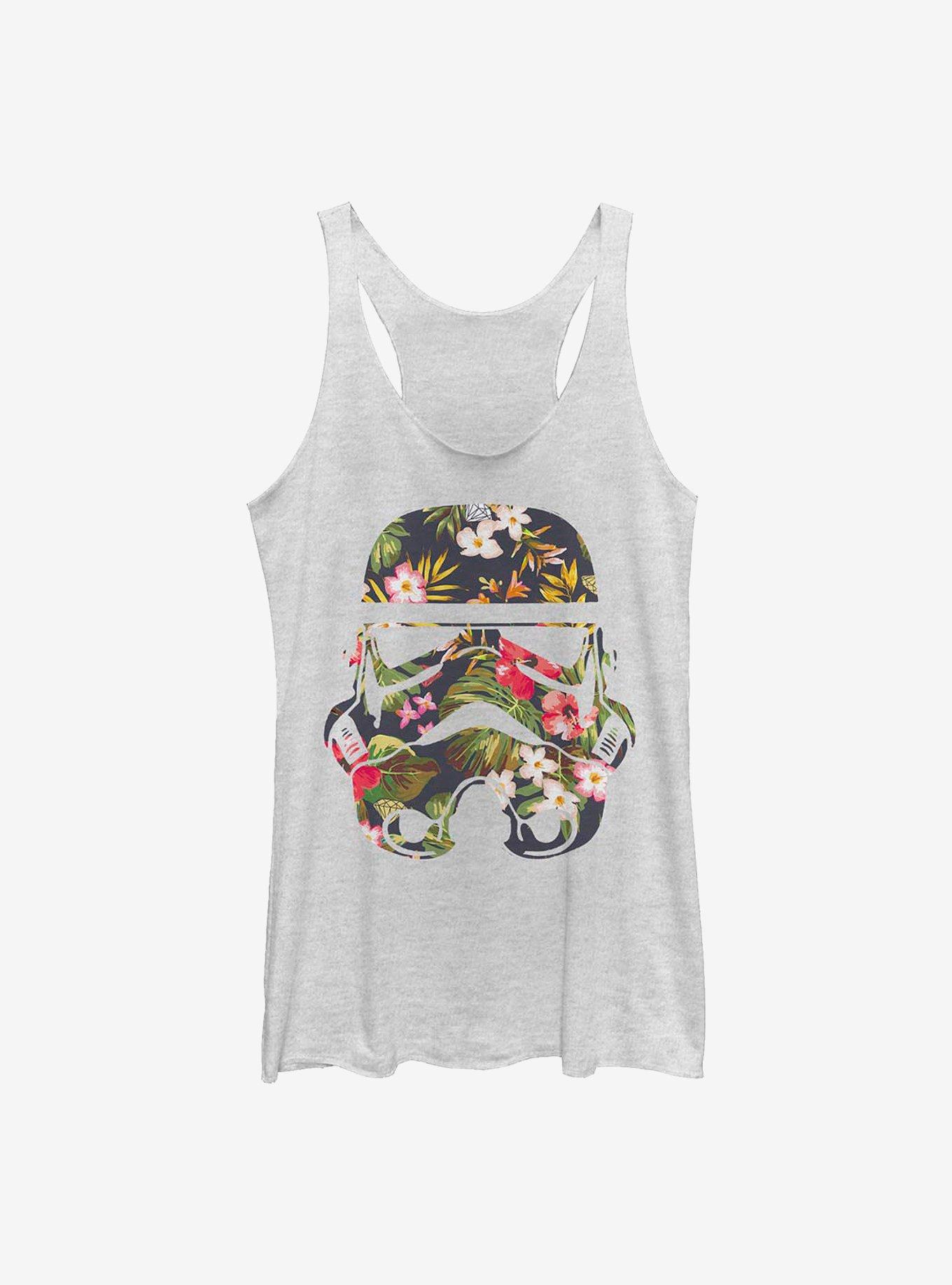 Star Wars Storm Trooper Flowers Girls Tank Top