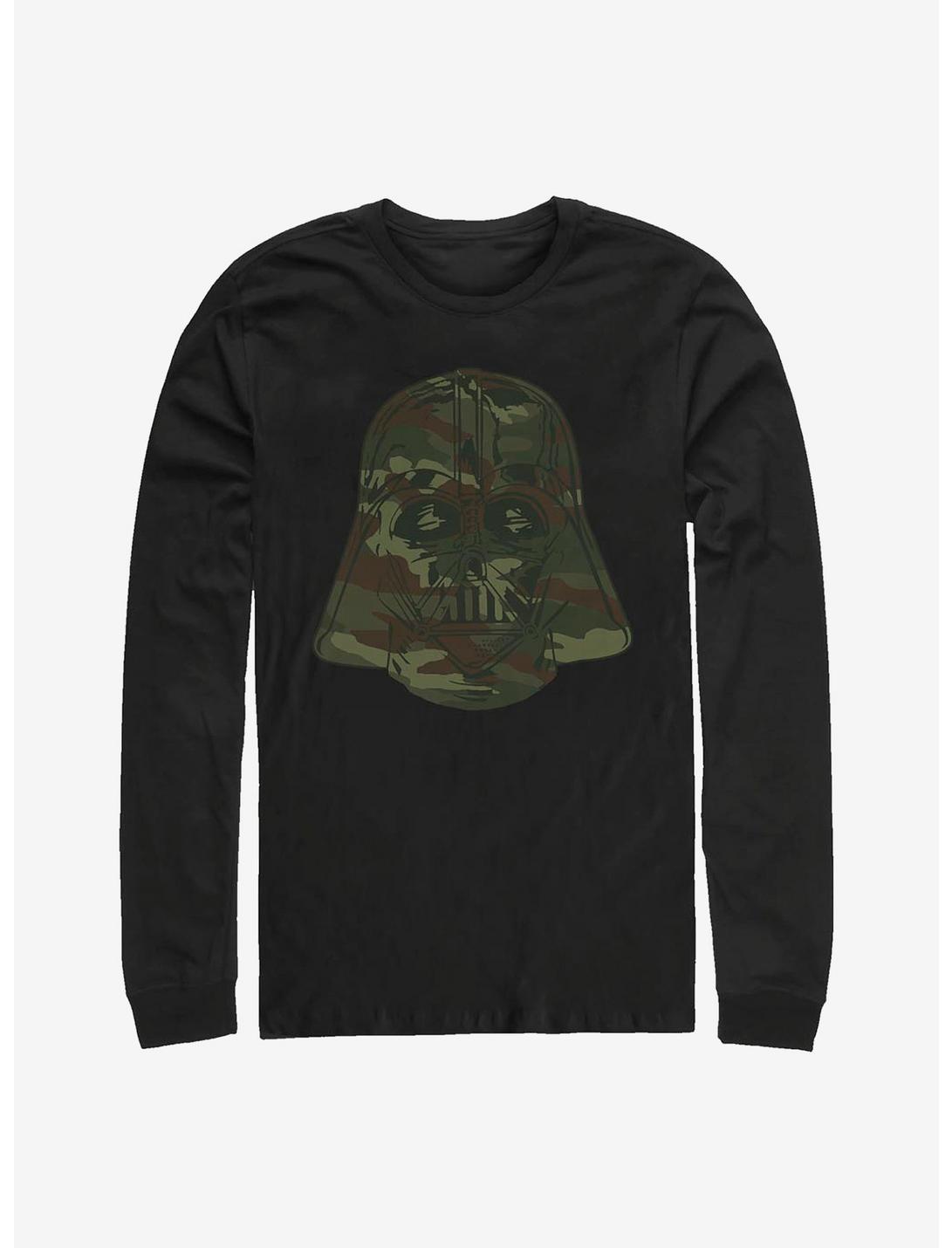 Star Wars Camo Vader Long-Sleeve T-Shirt, BLACK, hi-res