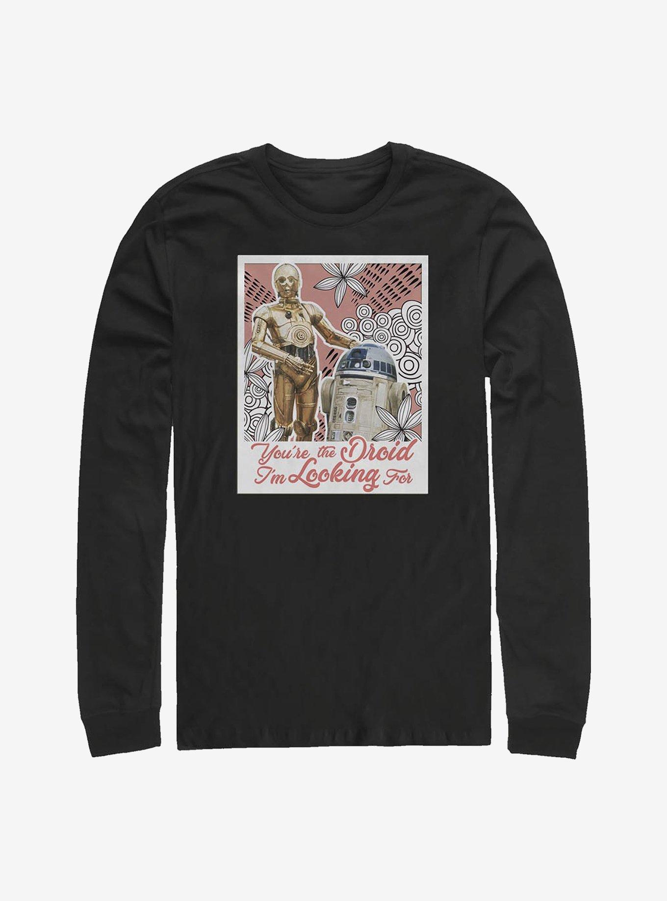 Star Wars Droid Looking For Long-Sleeve T-Shirt, BLACK, hi-res