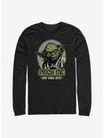 Star Wars Pinch Me Yoda Long-Sleeve T-Shirt, BLACK, hi-res