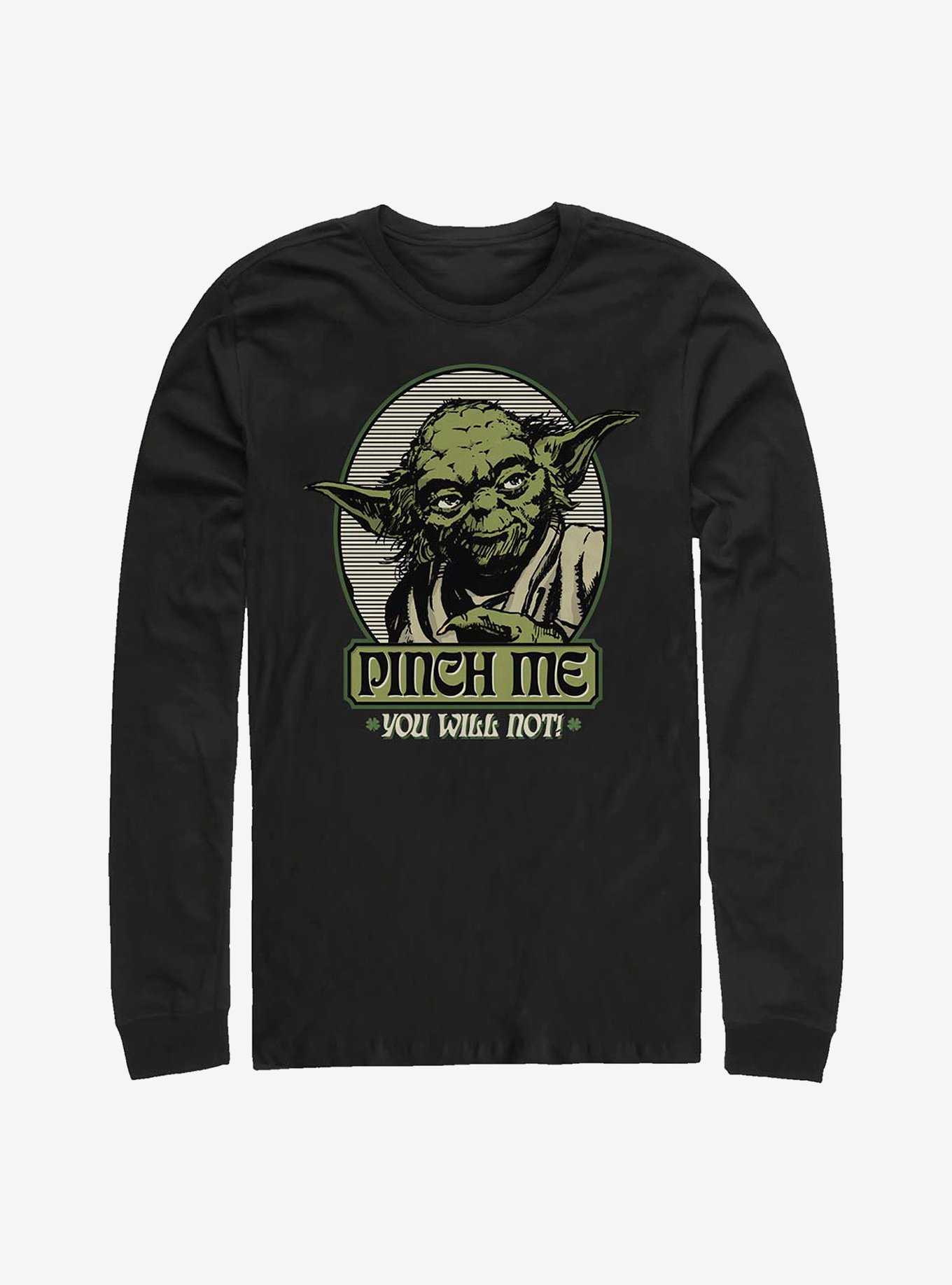 Star Wars Pinch Me Yoda Long-Sleeve T-Shirt, , hi-res