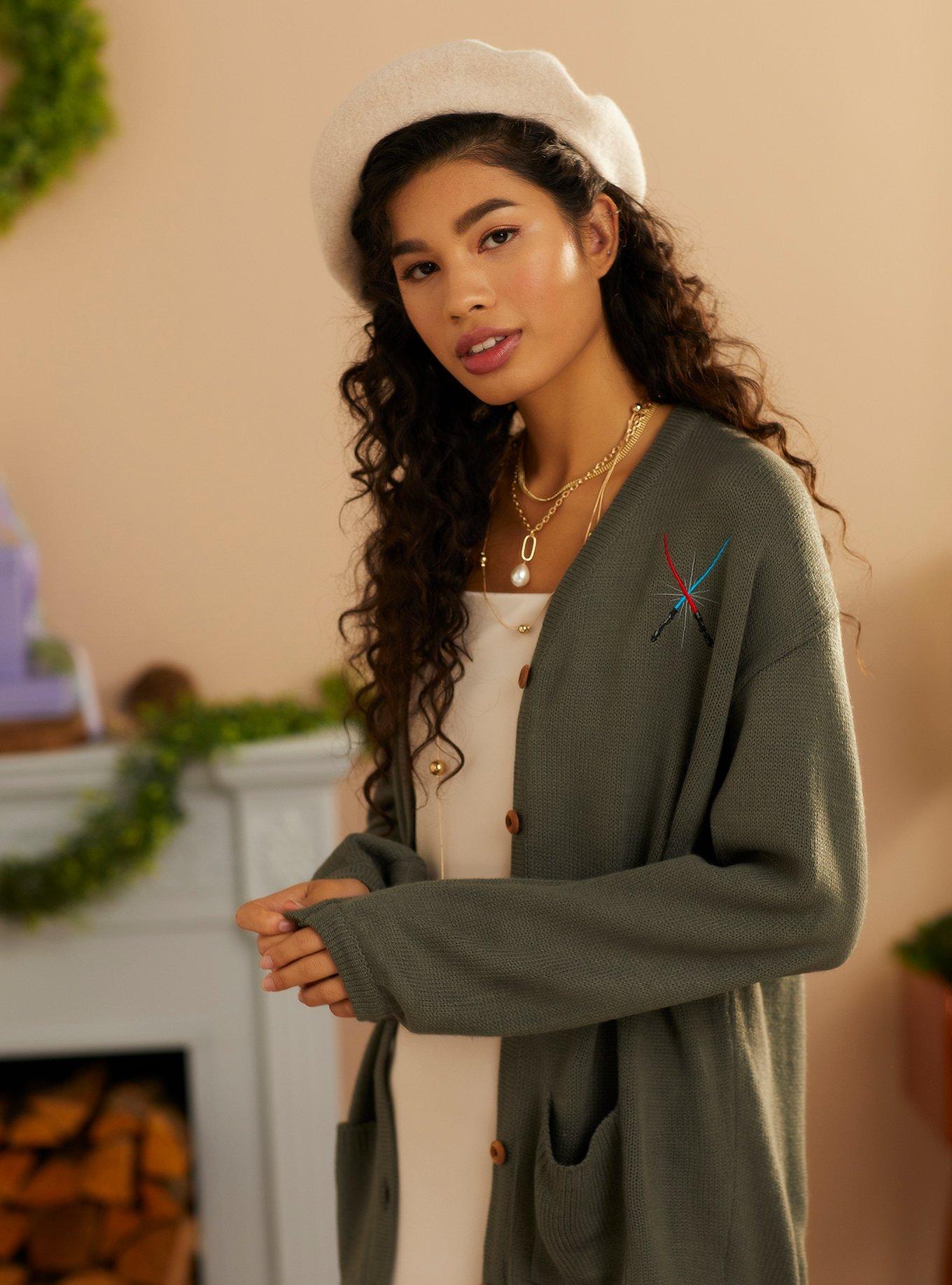 Her Universe Star Wars Jedi Embroidered Cardigan Her Universe Exclusive, MULTI, hi-res