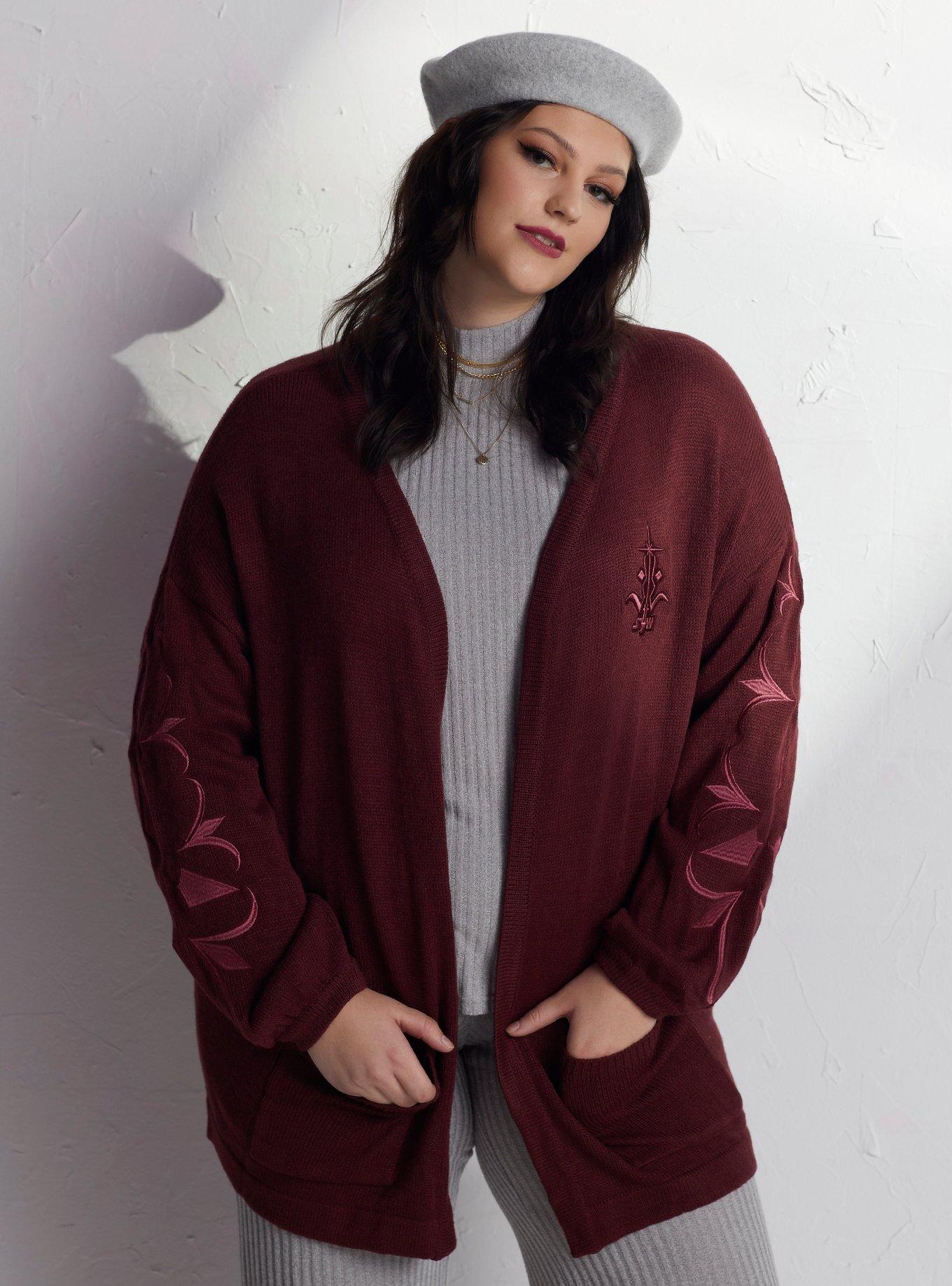 Her Universe Star Wars Ahsoka Tano Embroidered Open Cardigan Plus Size Her Universe Exclusive, MULTI, hi-res
