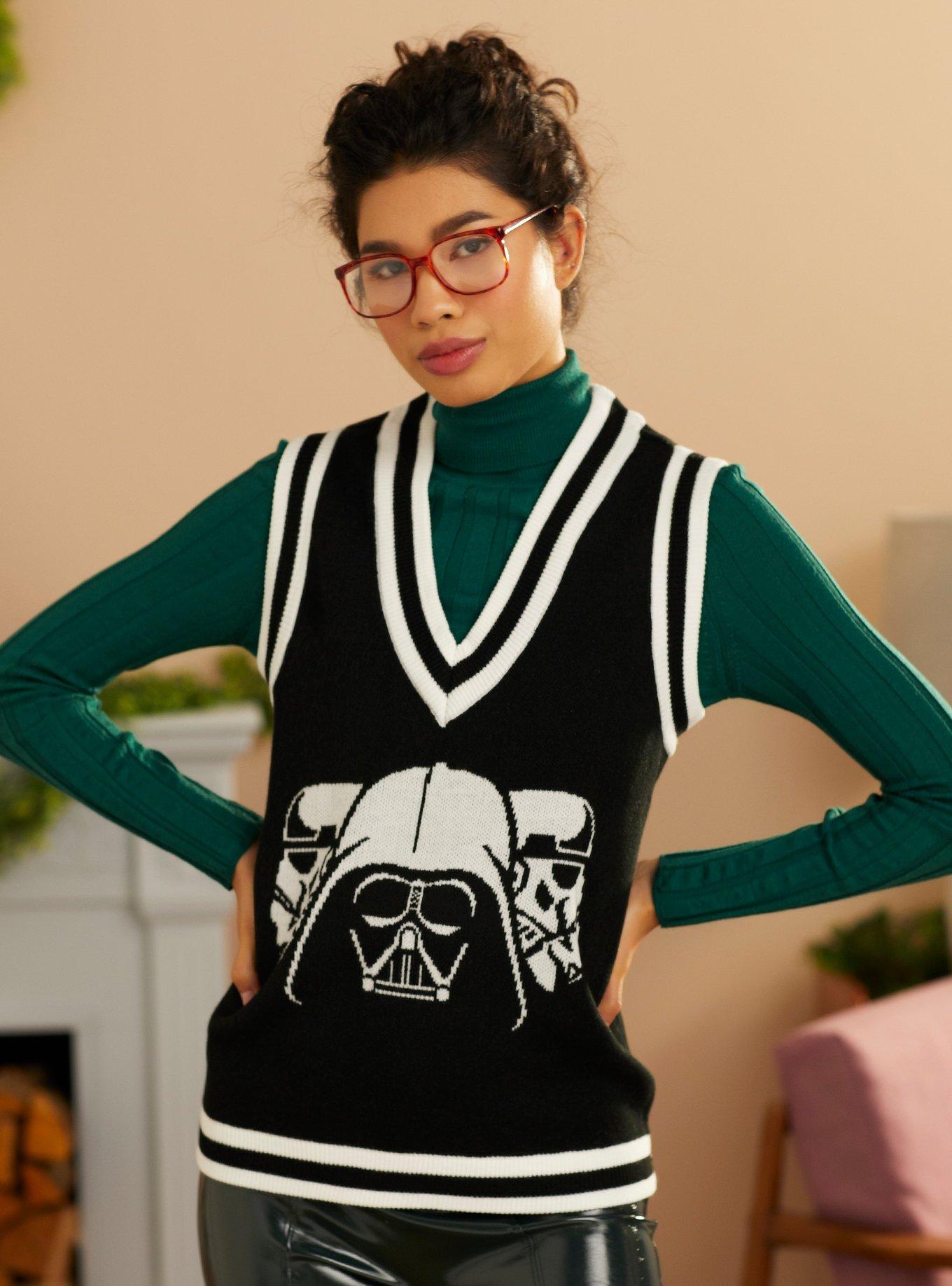 Her Universe Star Wars Dark Side Sweater Vest Her Universe Exclusive, MULTI, hi-res