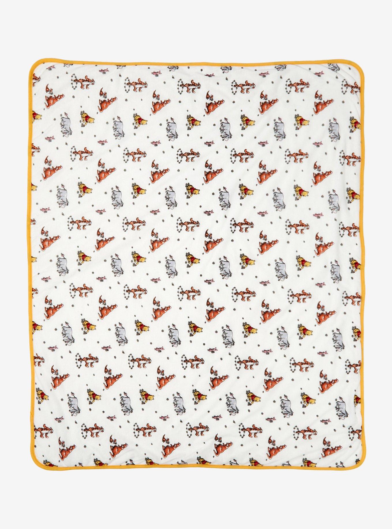Disney Winnie the Pooh Characters Baby Blanket - BoxLunch Exclusive, , hi-res