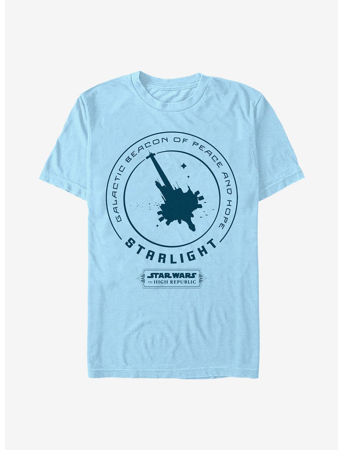 Star Wars: The High Republic Galactic Beacon Of Peace And Hope T-Shirt, LT BLUE, hi-res