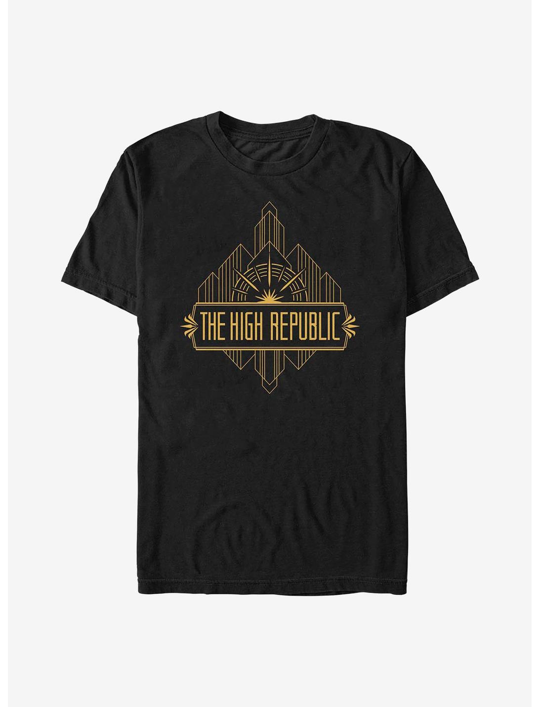 Star Wars: The High Republic Large Badge T-Shirt, BLACK, hi-res