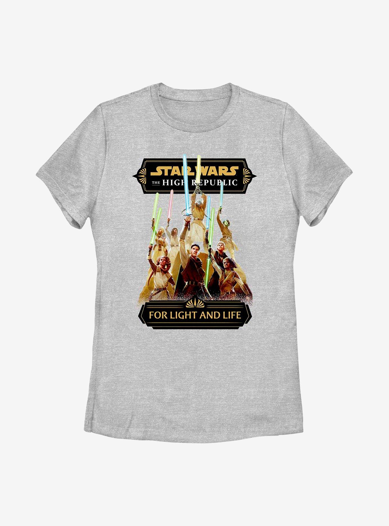 Star Wars: The High Republic For Light And Life Womens T-Shirt, ATH HTR, hi-res