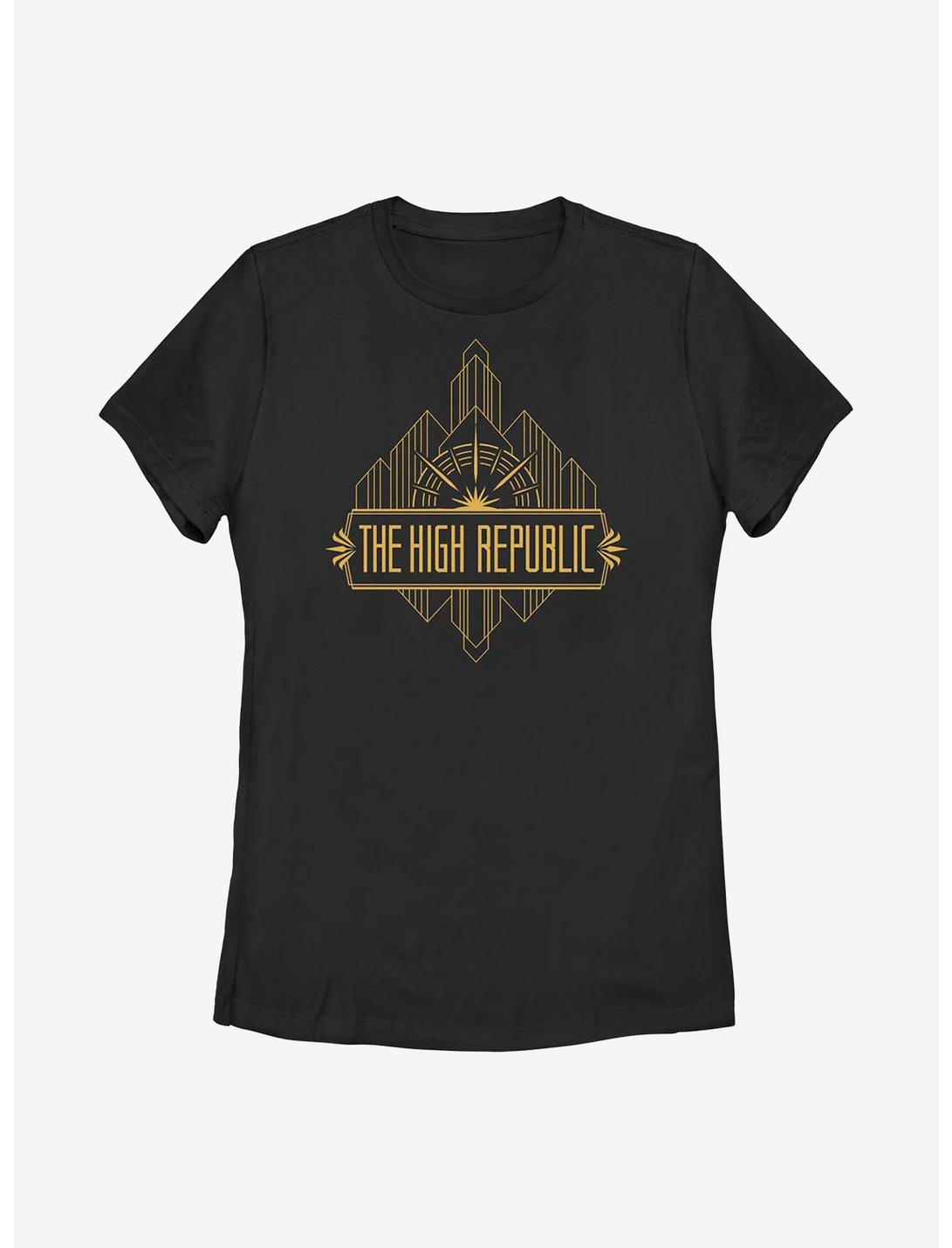 Star Wars: The High Republic Large Badge Womens T-Shirt, BLACK, hi-res