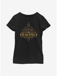 Star Wars: The High Republic Large Badge Youth Girls T-Shirt, BLACK, hi-res