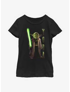 Star Wars: The High Republic Yoda Hero Shot Youth Girls T-Shirt, , hi-res