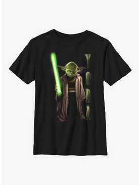 Star Wars: The High Republic Yoda Hero Shot Youth T-Shirt, , hi-res