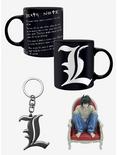 Death Note L Figure, Mug & Keychain Bundle, , hi-res