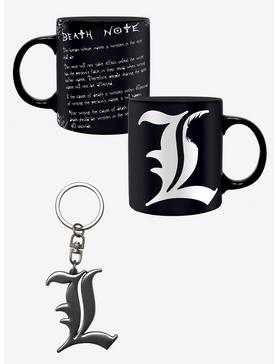 Death Note L Mug & 3D Keychain Bundle, , hi-res