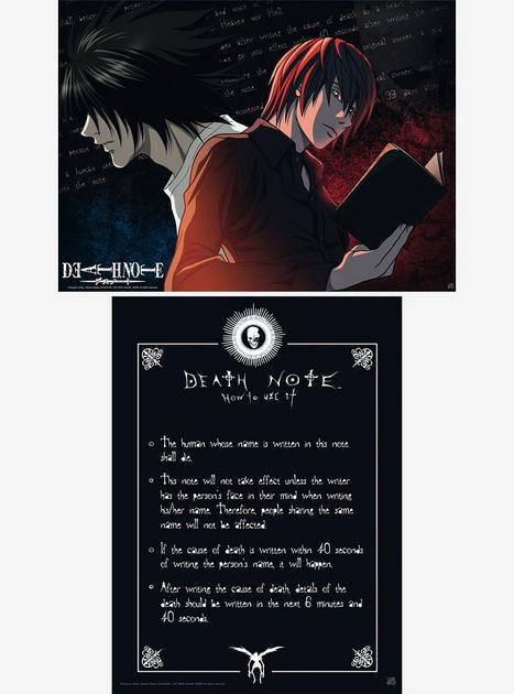 L Death Note Poster