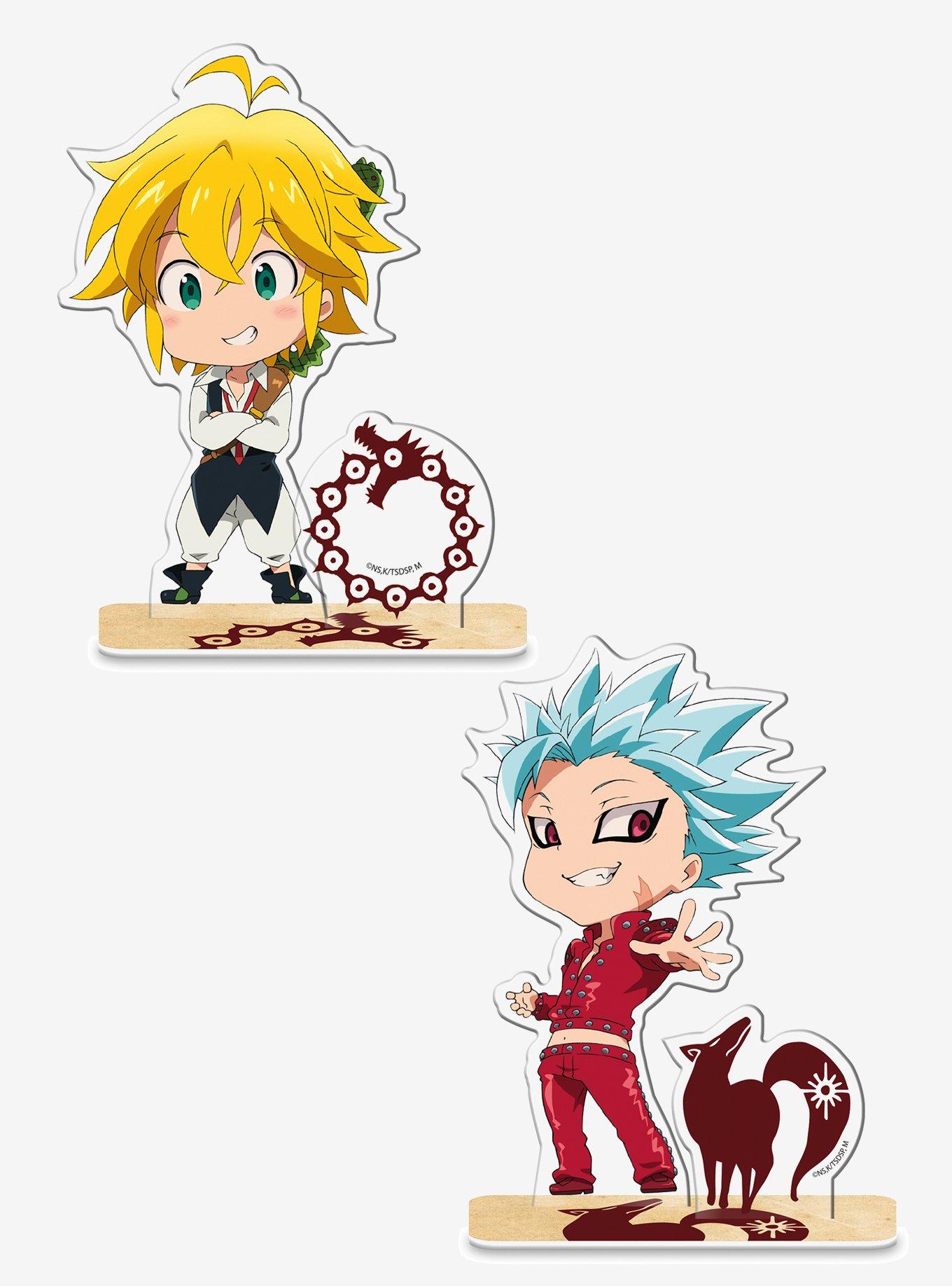 The Seven Deadly Sins Meliodas & Ban Acryl Bundle, , hi-res