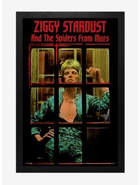 David Bowie Ziggy Spiders Framed Wood Wall Art, , hi-res