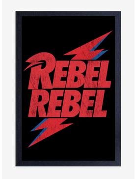 David Bowie Rebel Rebel Framed Wood Wall Art, , hi-res