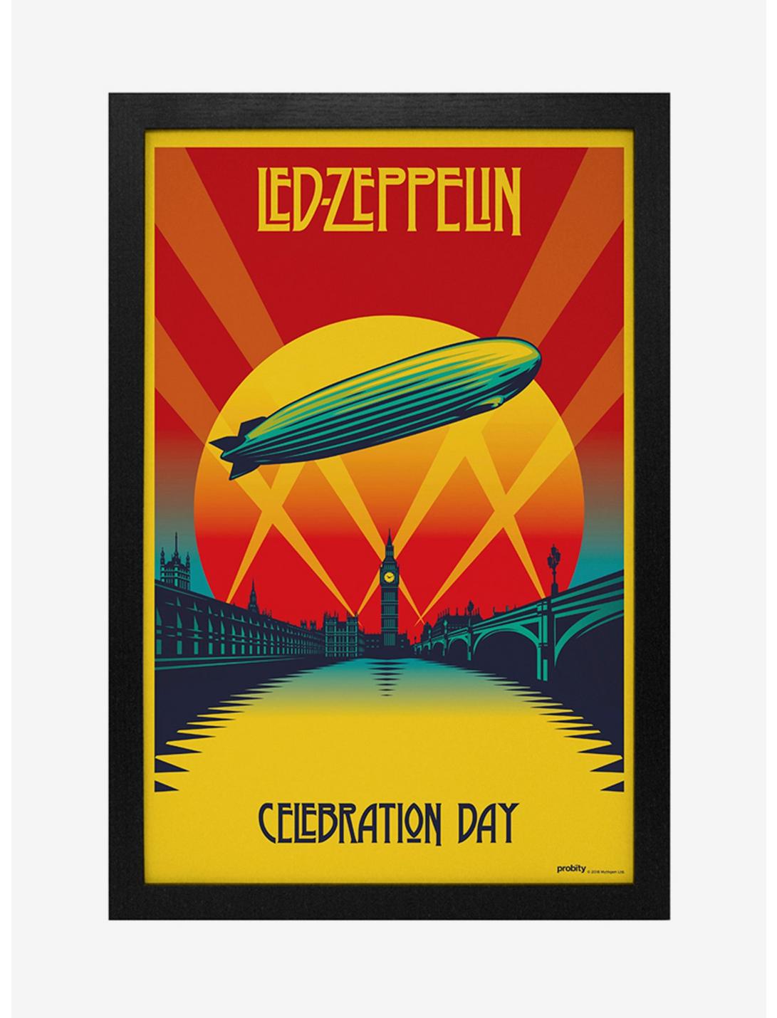 Led Zeppelin Celebration Day Framed Wood Wall Art, , hi-res