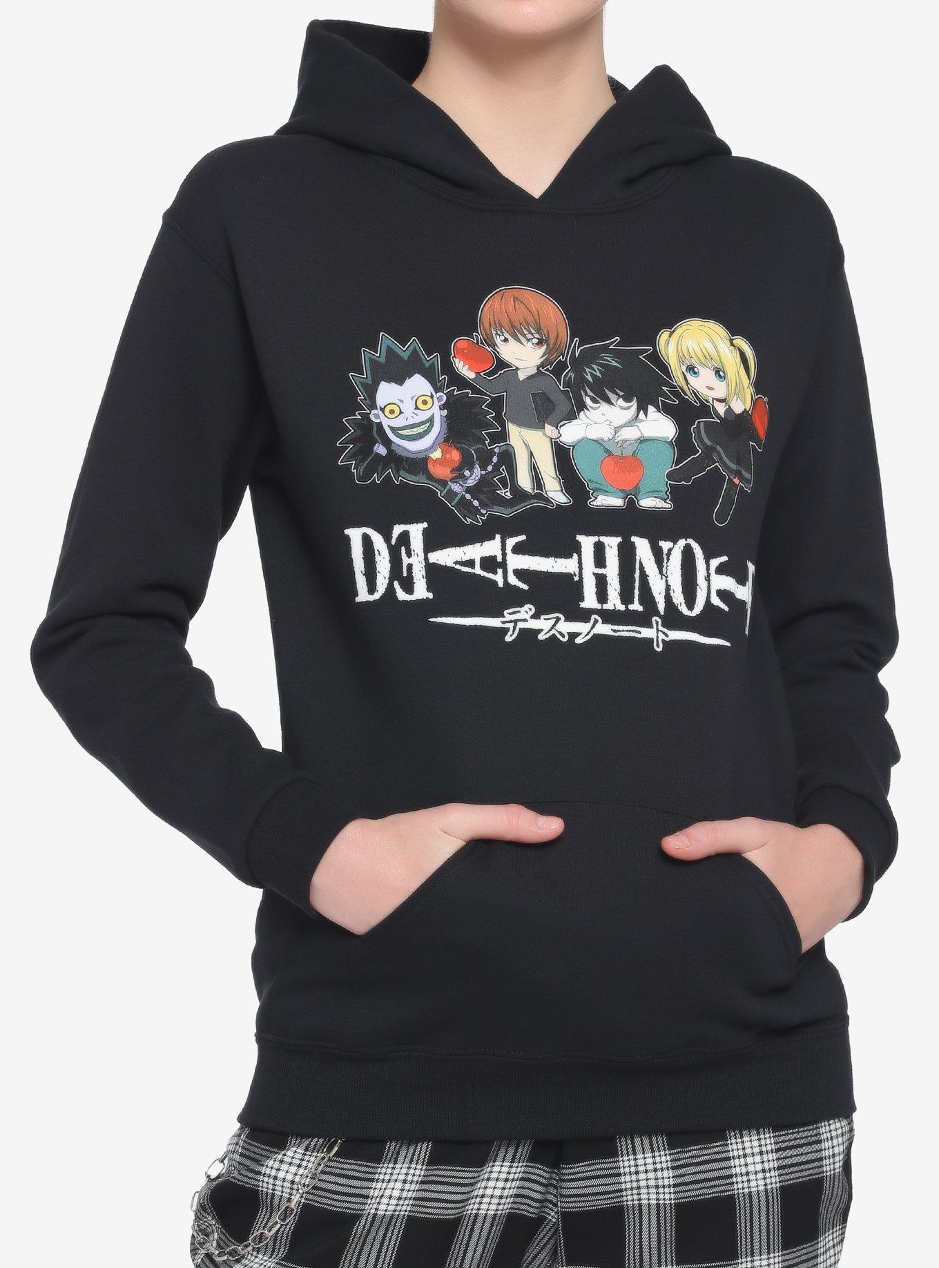 Death Note Chibi Group Girls Hoodie, MULTI, hi-res