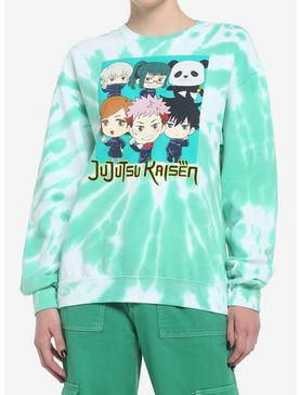 Jujutsu Kaisen Chibi Group Tie-Dye Girls Sweatshirt, , hi-res