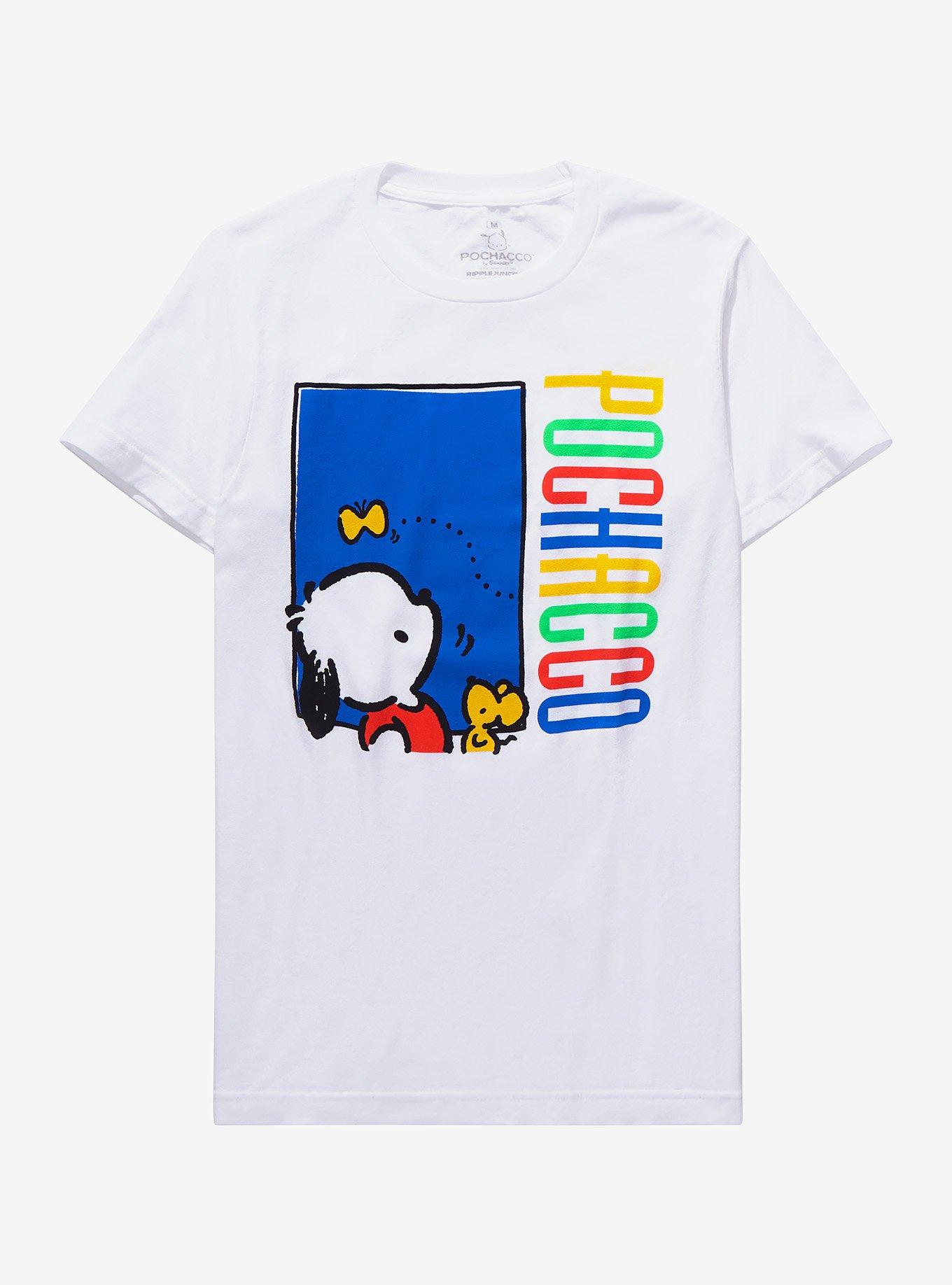 Sanrio Pochacco Character Panel TShirt BoxLunch Exclusive BoxLunch