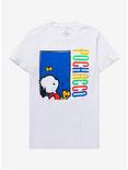 Sanrio Pochacco Character Panel T-Shirt - BoxLunch Exclusive, OFF WHITE, hi-res