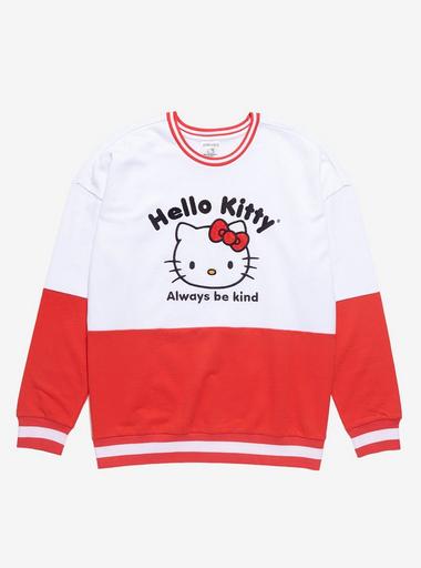 Sanrio Hello Kitty Always Be Kind Panel Crewneck - BoxLunch
