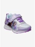 Disney Frozen II Girls Hook and Loop Sneaker Purple, BLUE, hi-res