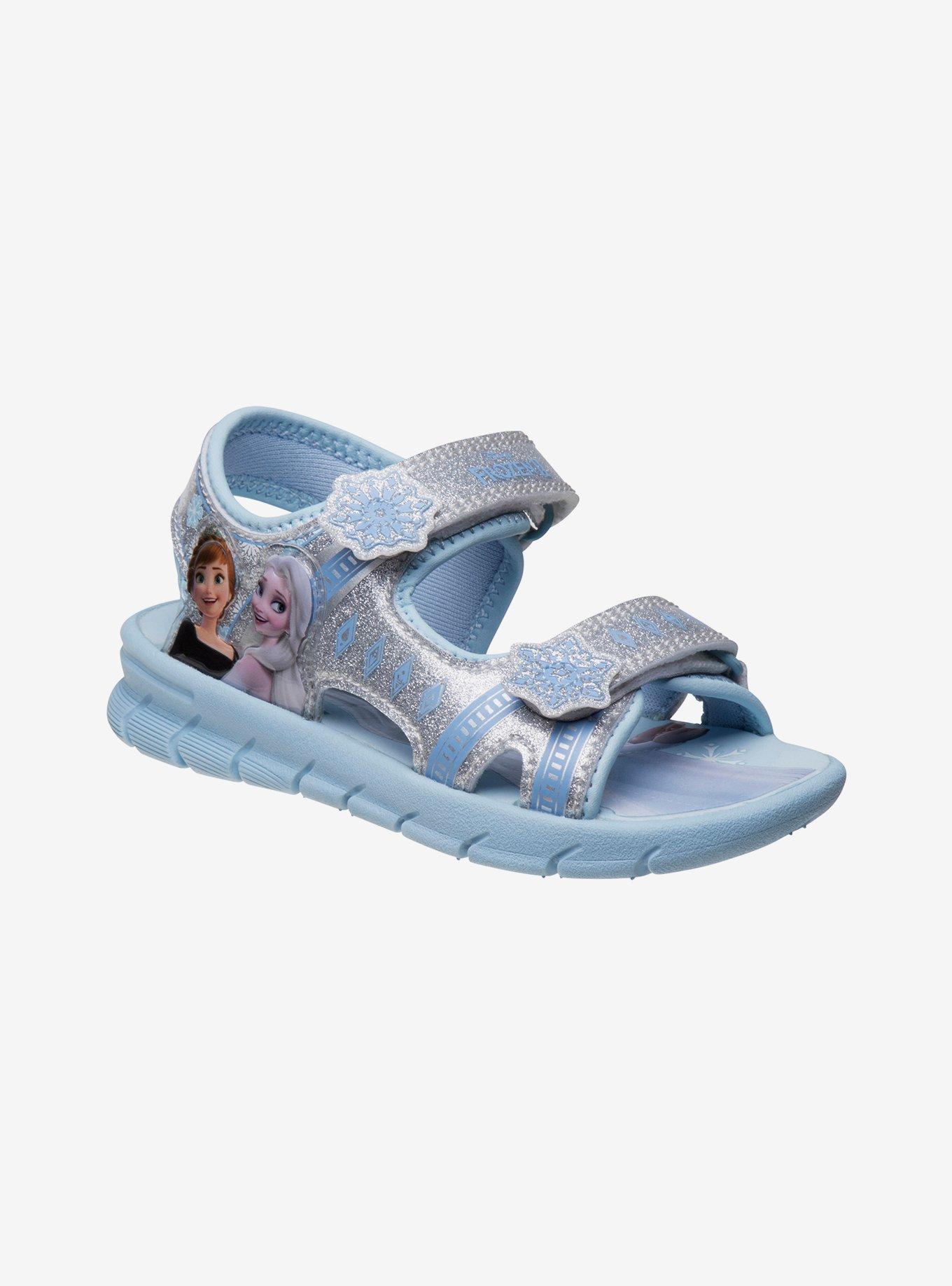 Disney Frozen II Girls Hook and Loop Sport Sandals, , hi-res