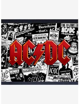 AC/DC Collage Framed Wood Wall Art, , hi-res