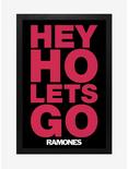 Ramones Hey Ho Let'S Go! Framed Wood Wall Art, , hi-res